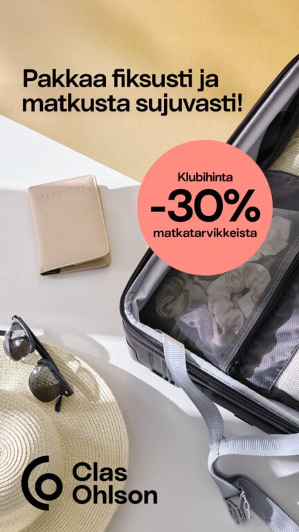 Matkailutuotteet tarjouksessa!
